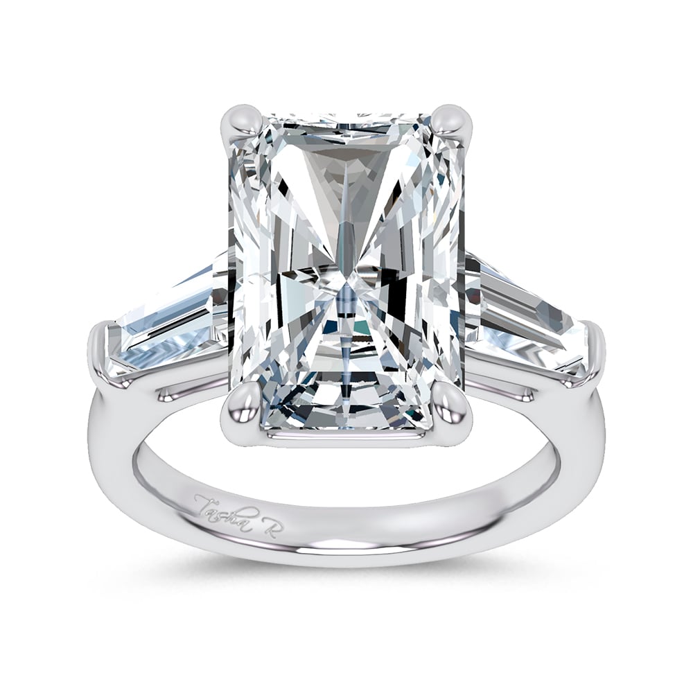 14K 8.40CT Lab Diamond  Ring