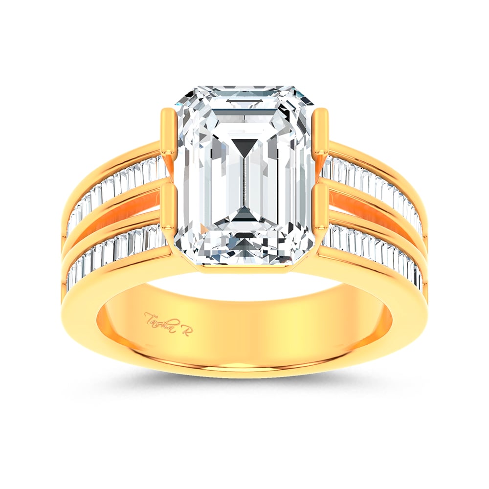 14K 5.46CT Diamond Engagement Ring