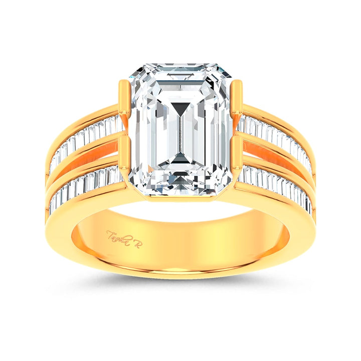 14K 5.46CT Diamond Engagement Ring