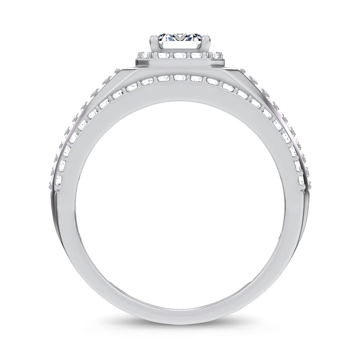 14K 2.00CT Certified Lab Grown Mens Ring