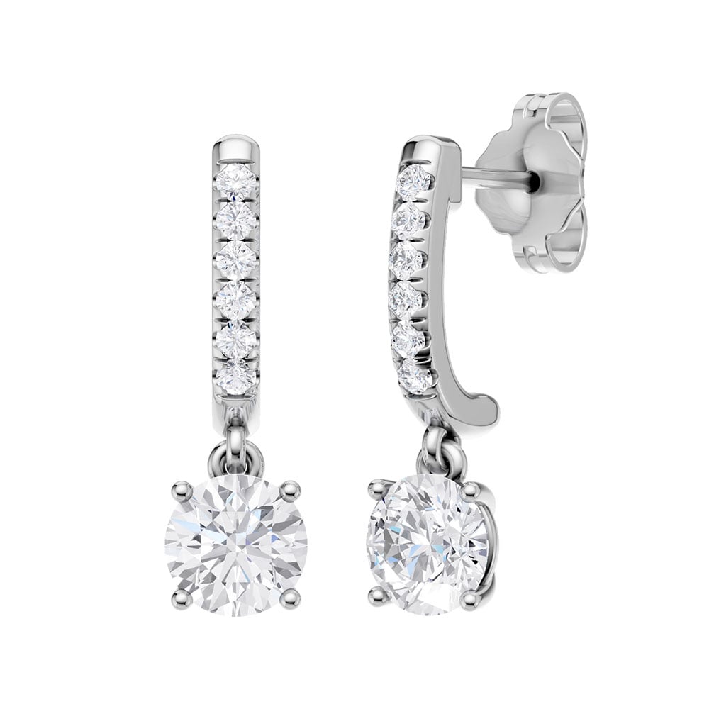 14K 1.10ct Certified Lab Grown Diamond Earrings