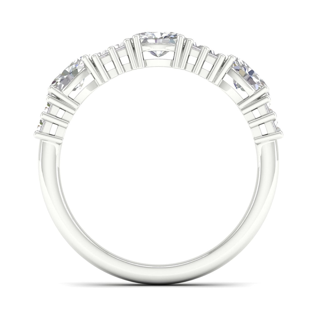 14K 1.00CT Fancy Lab Grown Diamond Band