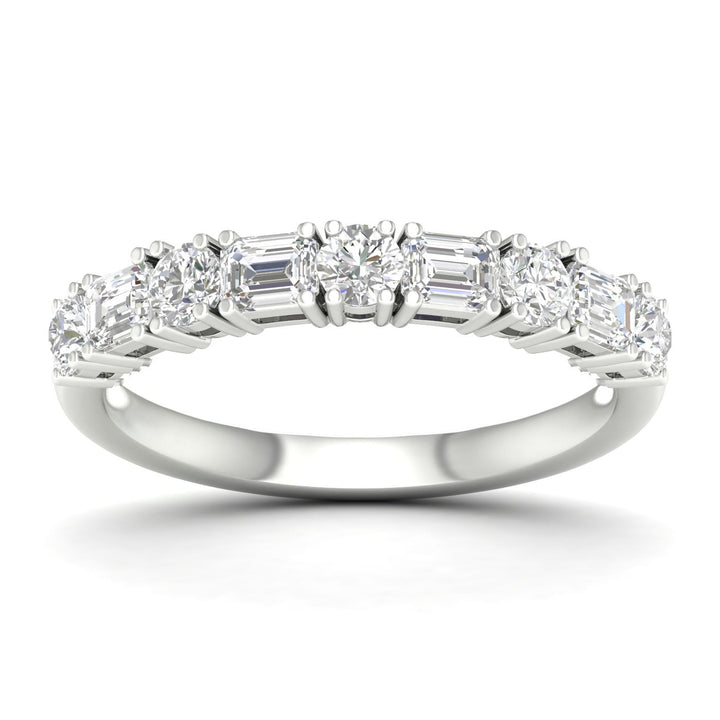 14K 1.00CT Fancy Lab Grown Diamond Band