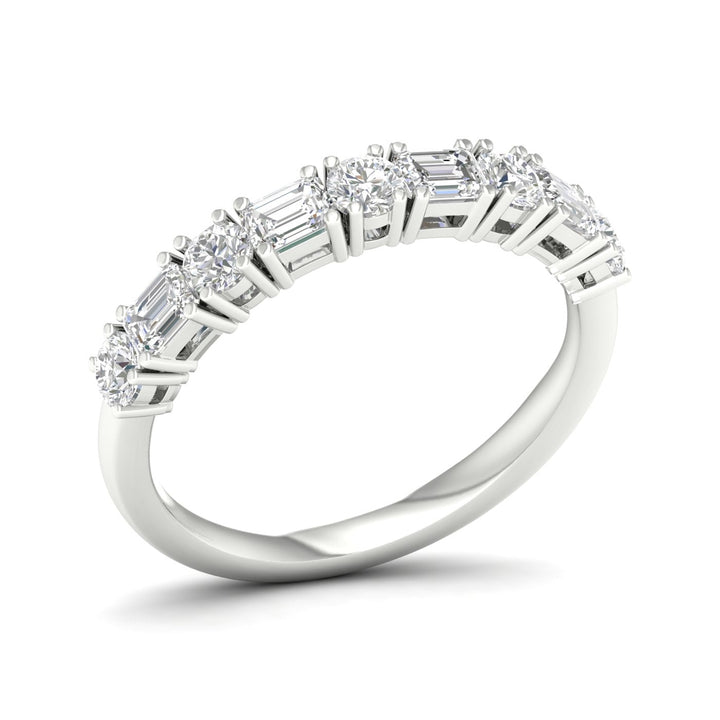 14K 1.00CT Fancy Lab Grown Diamond Band