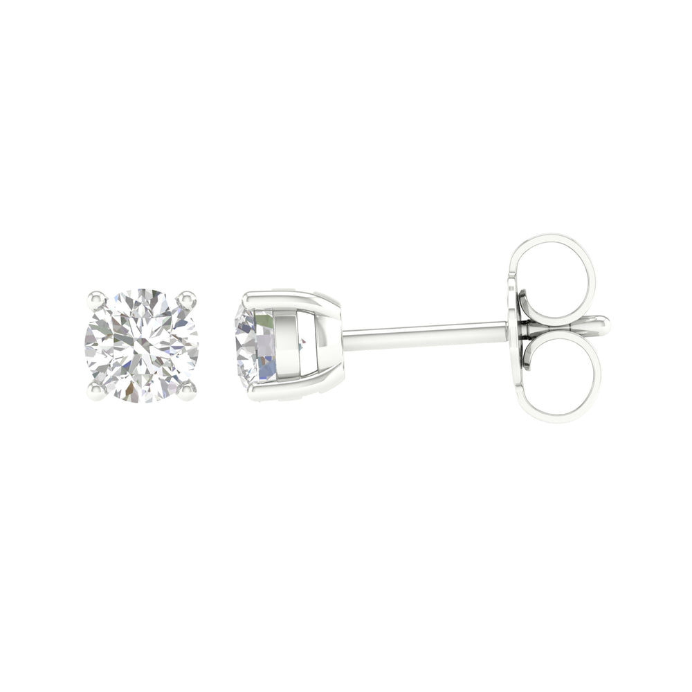 10K 0.50CT Certified Lab Grown Diamond Earring
