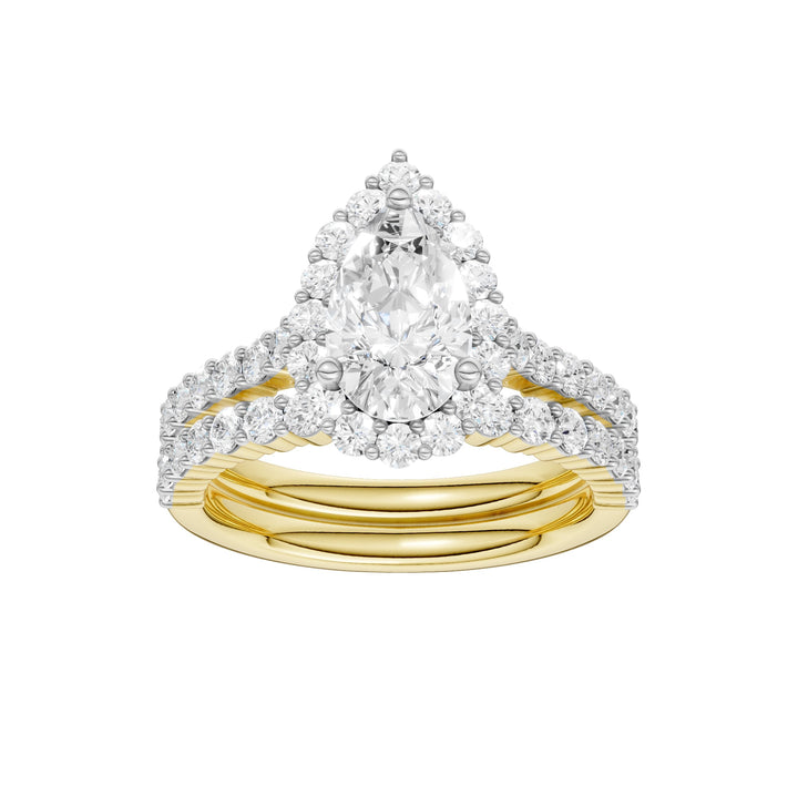 14K 2.00CT DIAMOND BRIDAL SET
