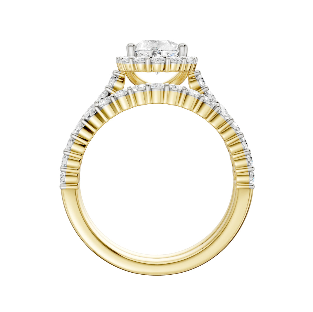 14K 2.00CT DIAMOND BRIDAL SET