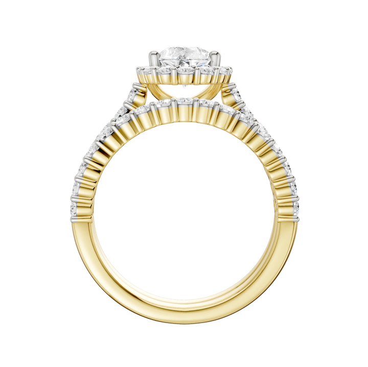 14K 2.00CT DIAMOND BRIDAL SET