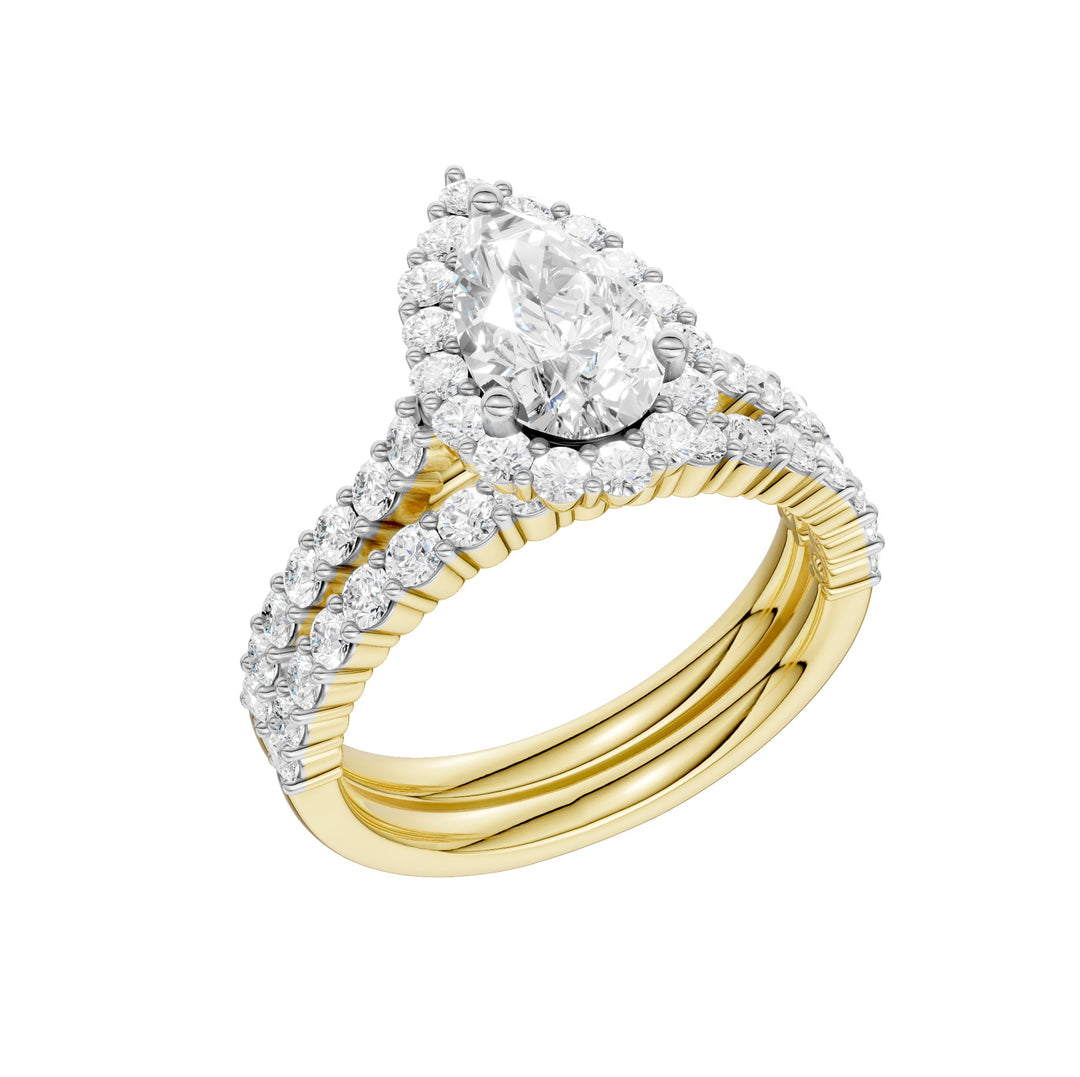 14K 2.00CT DIAMOND BRIDAL SET