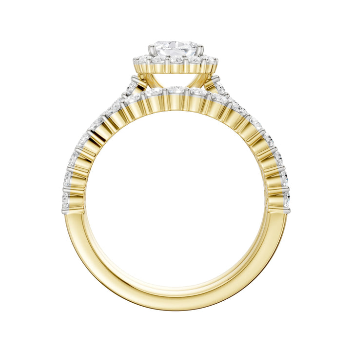 14K 2.00CT DIAMOND BRIDAL SET
