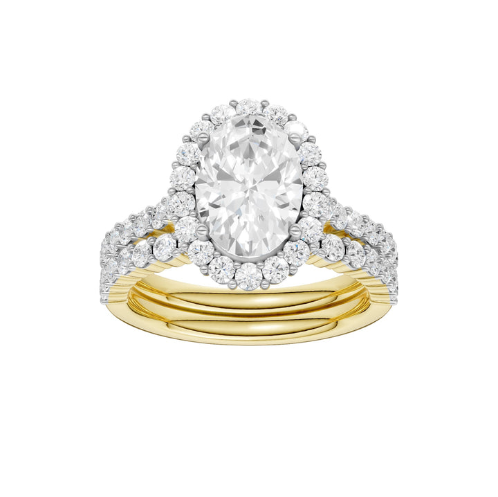 14K 3.00CT DIAMOND BRIDAL SET