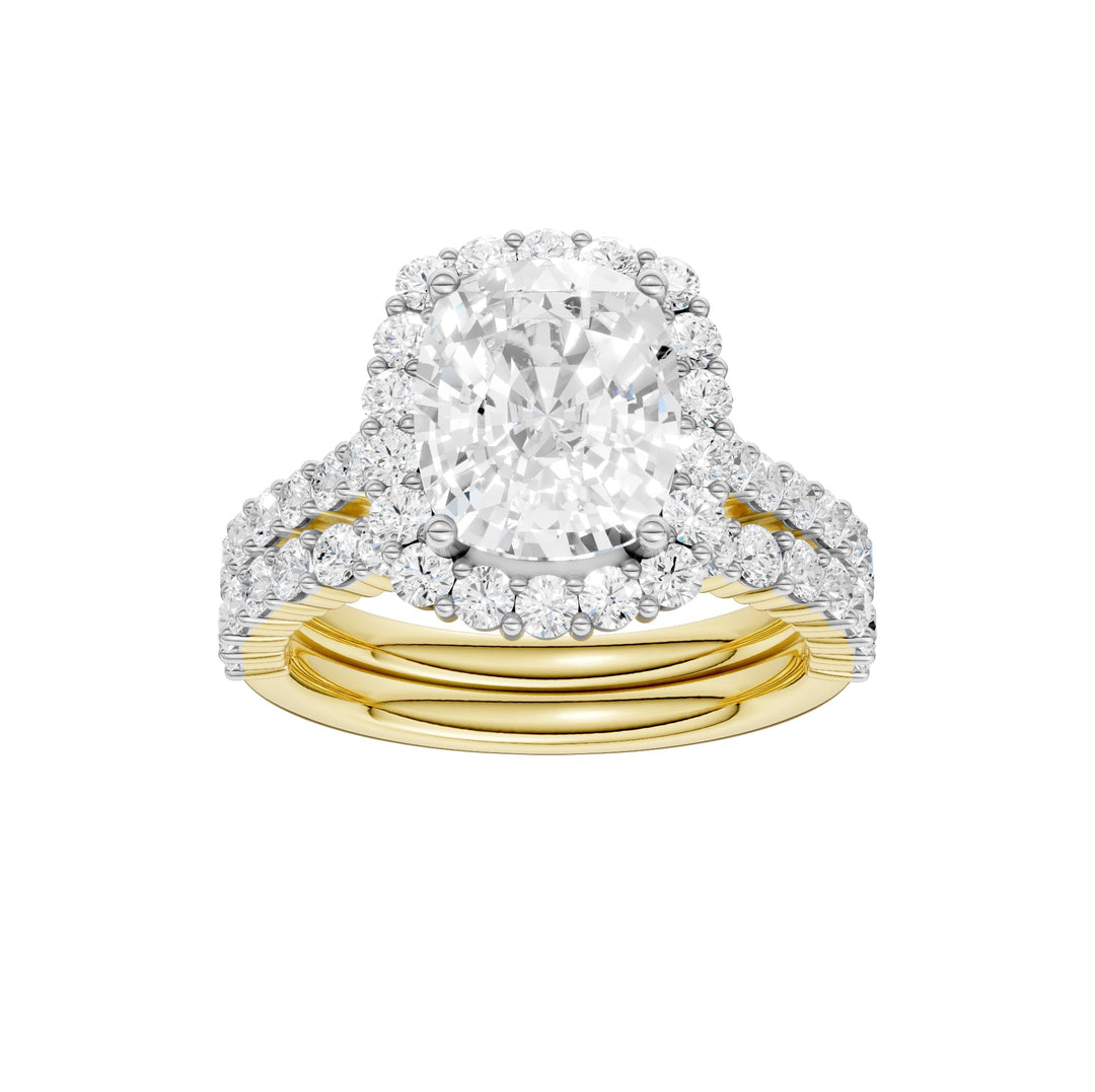 14K 4.00CT DIAMOND BRIDAL SET