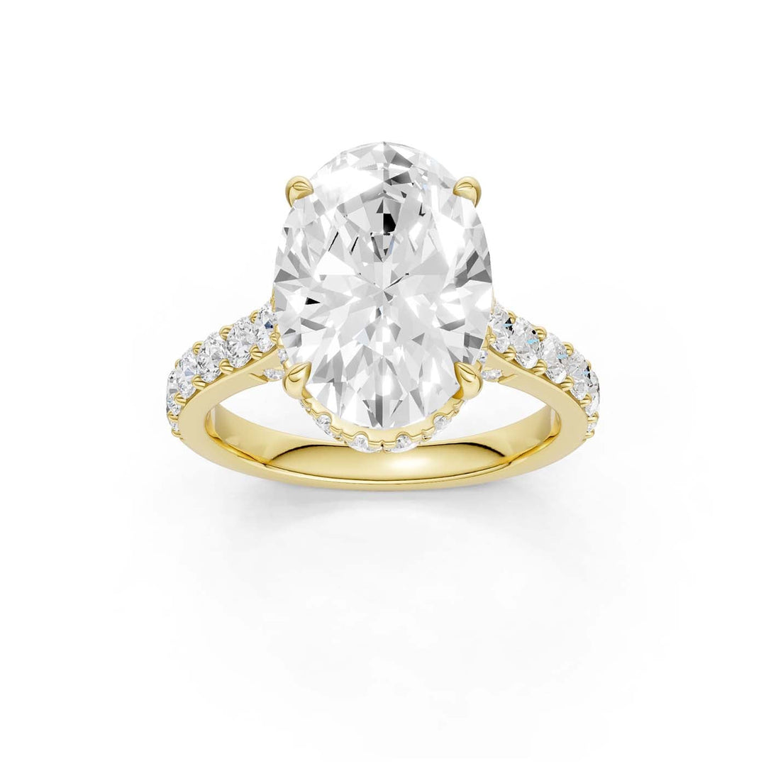 14K 6.00CT Lab Grown Diamond Engagement Ring