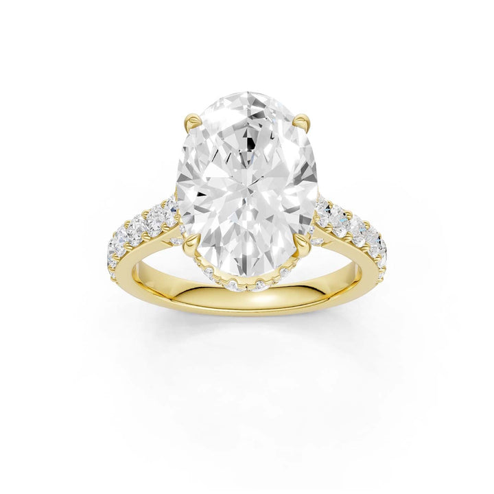 14K 6.00CT Lab Grown Diamond Engagement Ring