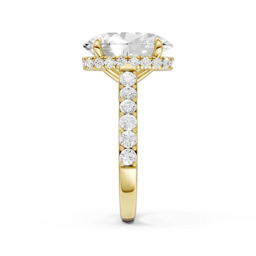 14K 6.00CT Lab Grown Diamond Engagement Ring