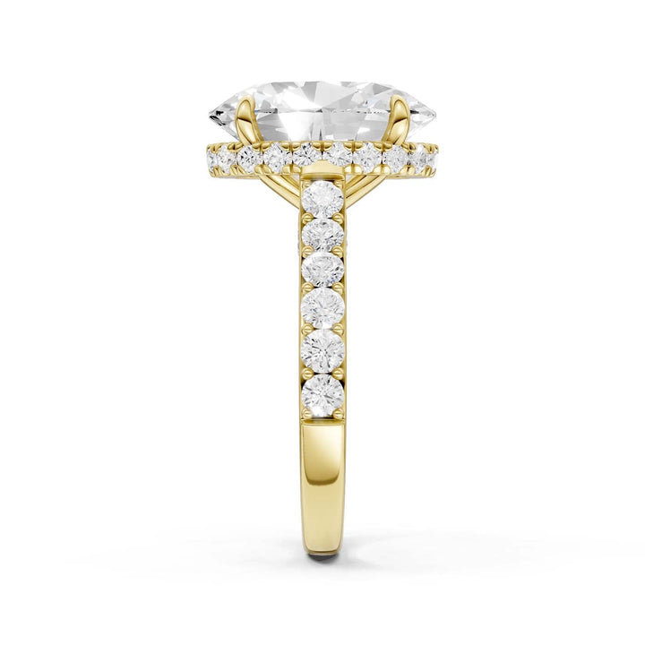 14K 6.00CT Lab Grown Diamond Engagement Ring