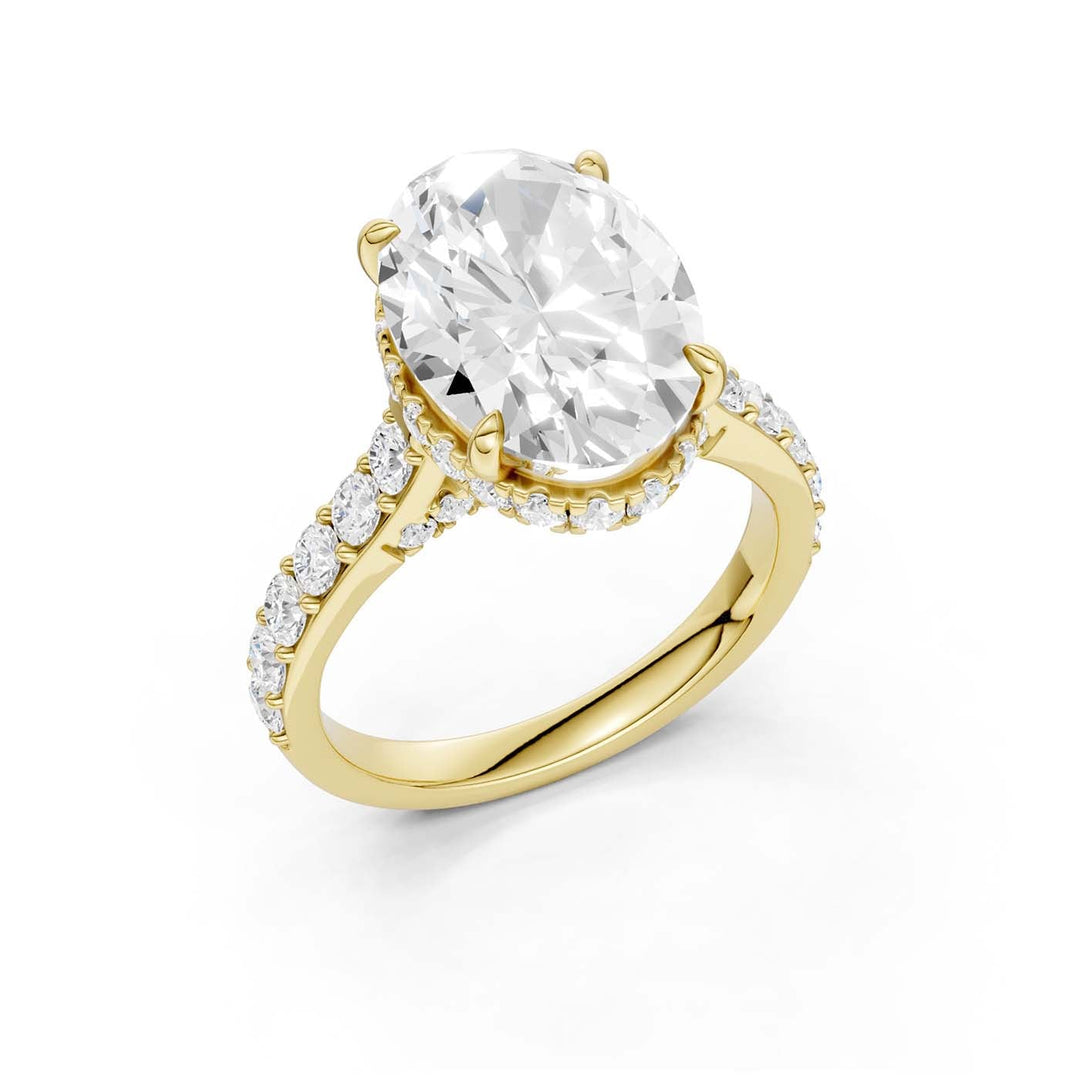 14K 6.00CT Lab Grown Diamond Engagement Ring