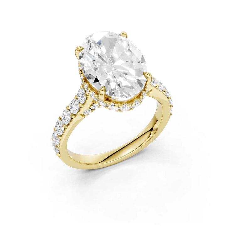14K 6.00CT Lab Grown Diamond Engagement Ring