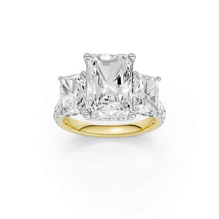 14K 8.50CT Lab Grown Diamond Engagement Ring
