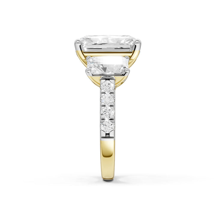 14K 8.50CT Lab Grown Diamond Engagement Ring
