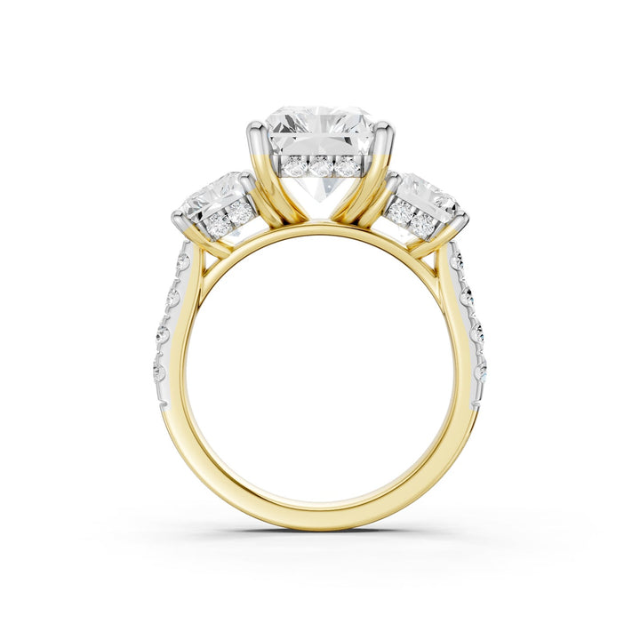 14K 8.50CT Lab Grown Diamond Engagement Ring