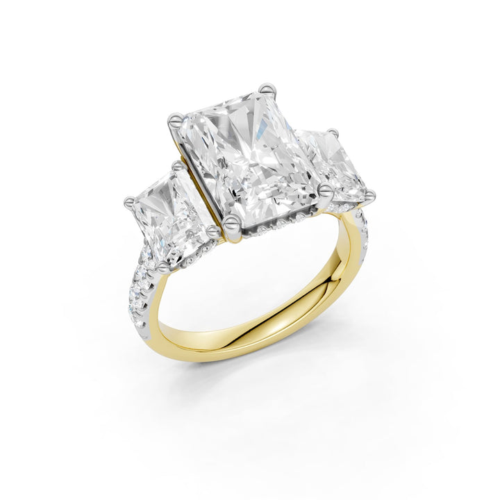 14K 8.50CT Lab Grown Diamond Engagement Ring