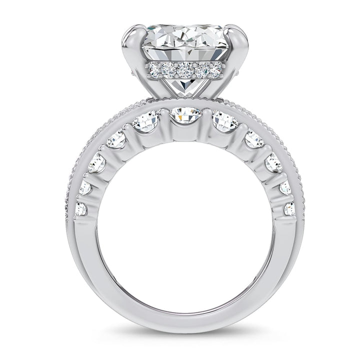 14K 10.00CT Certified Lab Grown Engagement Ring