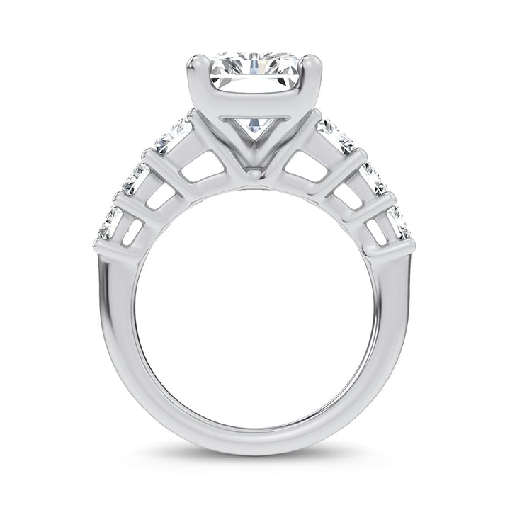 14K 6.90CT Certified Lab Grown Engagement Ring