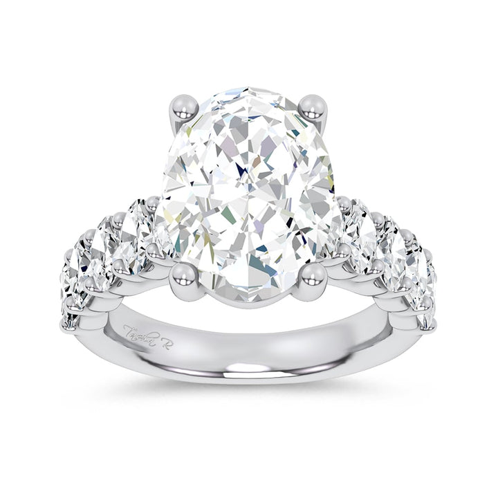14K 6.60CT Certified Lab Grown Engagement Ring