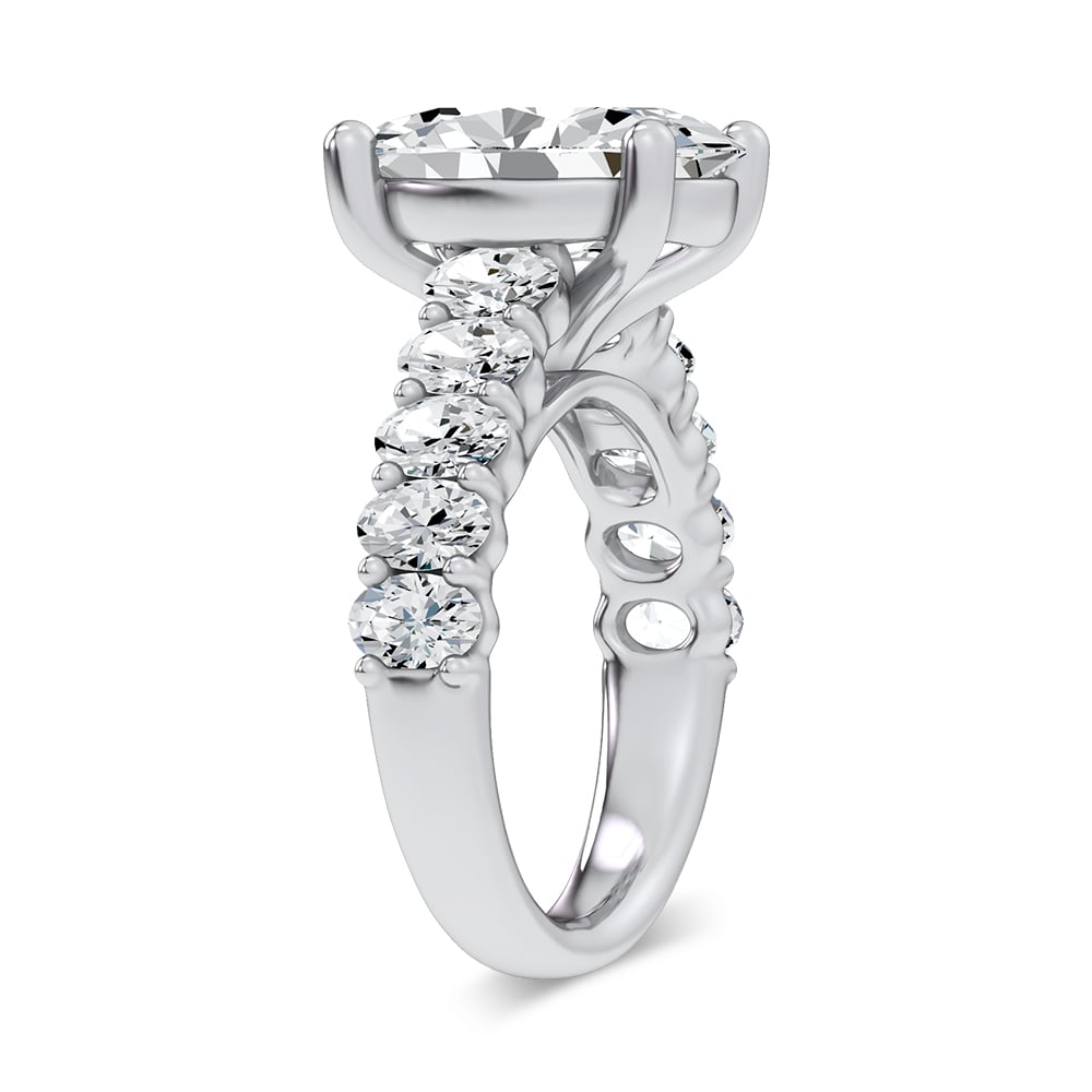 14K 6.60CT Certified Lab Grown Engagement Ring