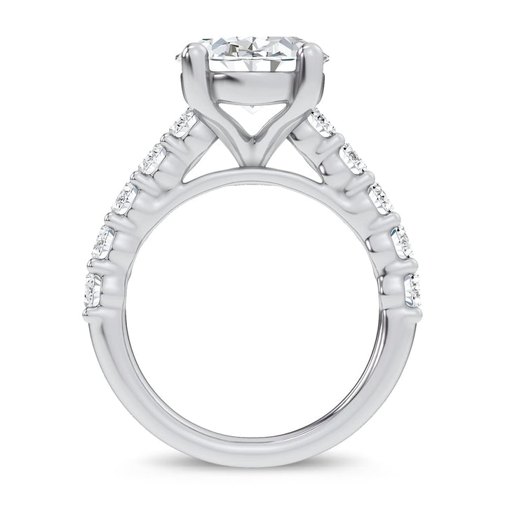 14K 6.60CT Certified Lab Grown Engagement Ring