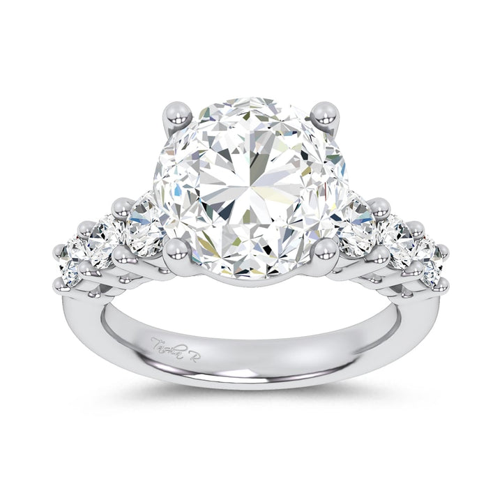 14K 6.00CT Certified Lab Grown Engagement Ring