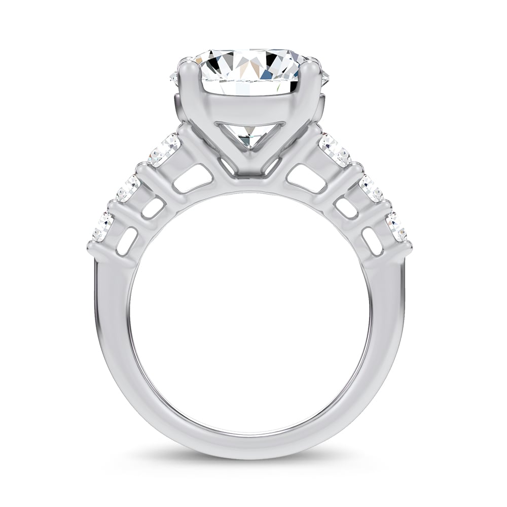 14K 6.00CT Certified Lab Grown Engagement Ring