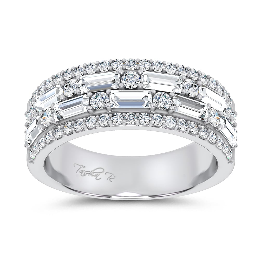 14K 1.25CT Certified Lab Grown Band