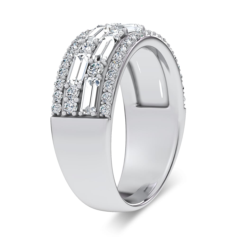 14K 1.25CT Certified Lab Grown Band