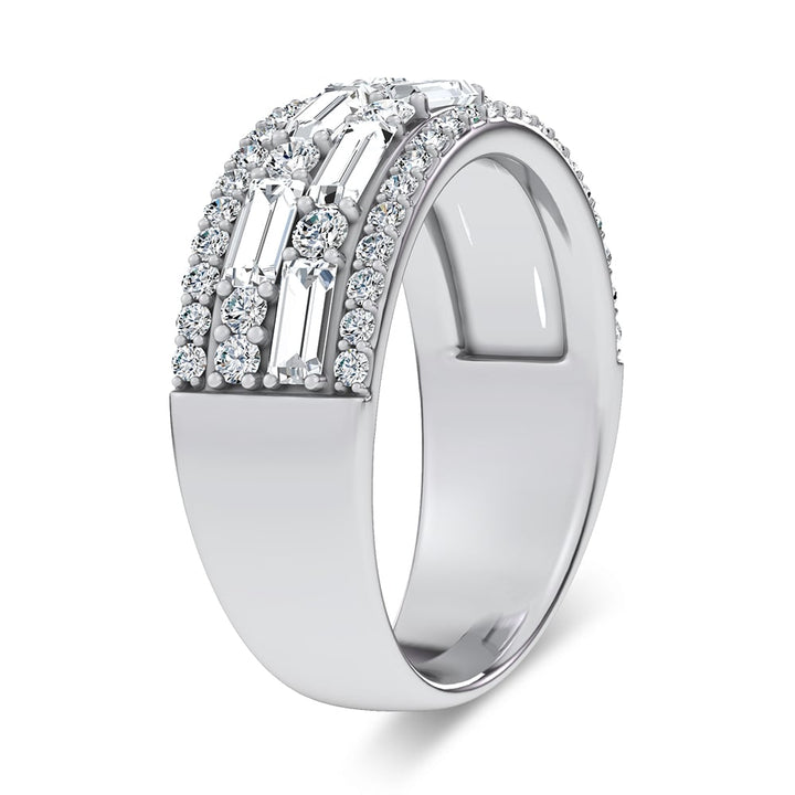 14K 1.25CT Certified Lab Grown Band