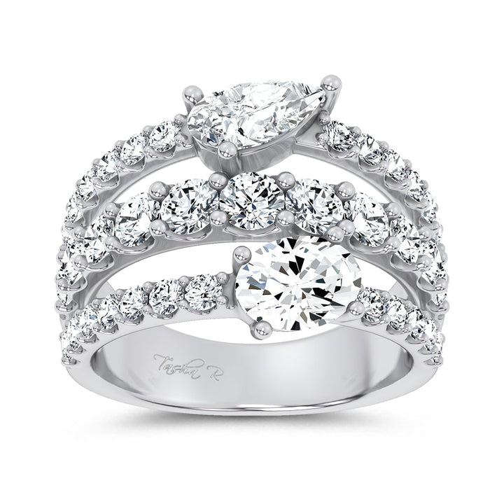 14K 2.93CT Certified Lab Grown Ring