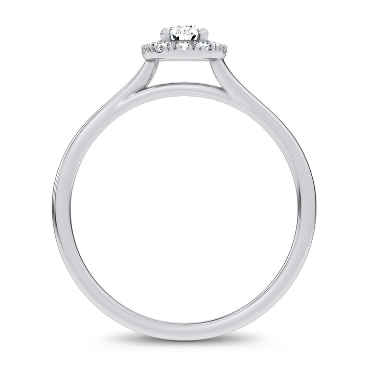 14K 0.33CT Certified Lab Grown Promise Ring