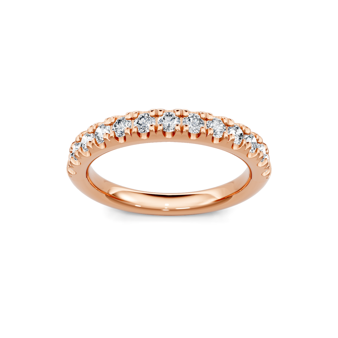 Round Diamond Pave Band