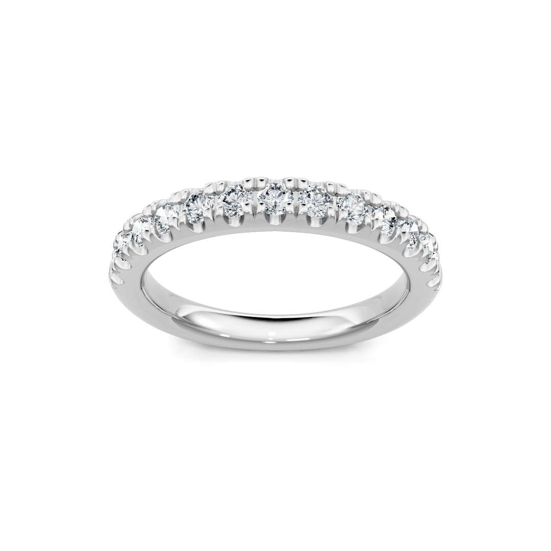 Round Diamond Pave Band
