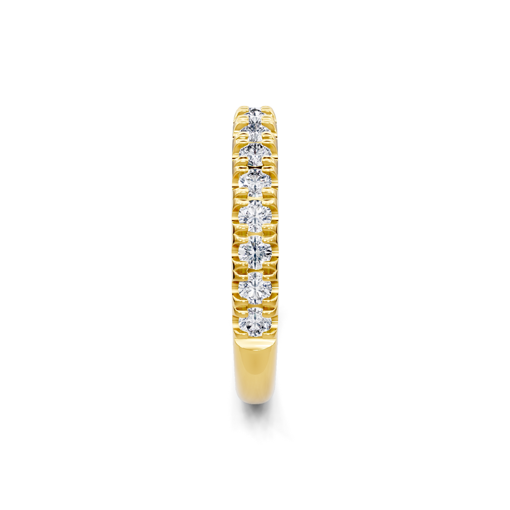 Round Diamond Pave Band