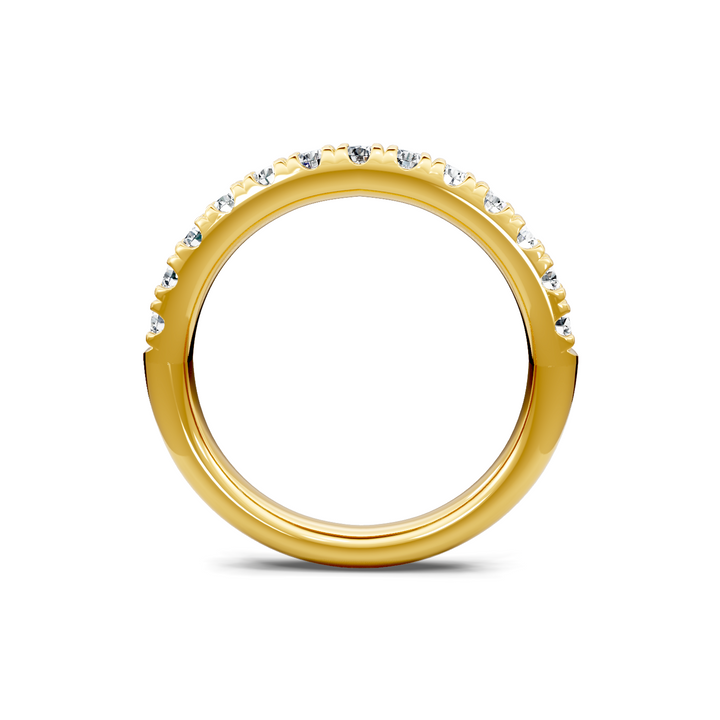 Round Diamond Pave Band