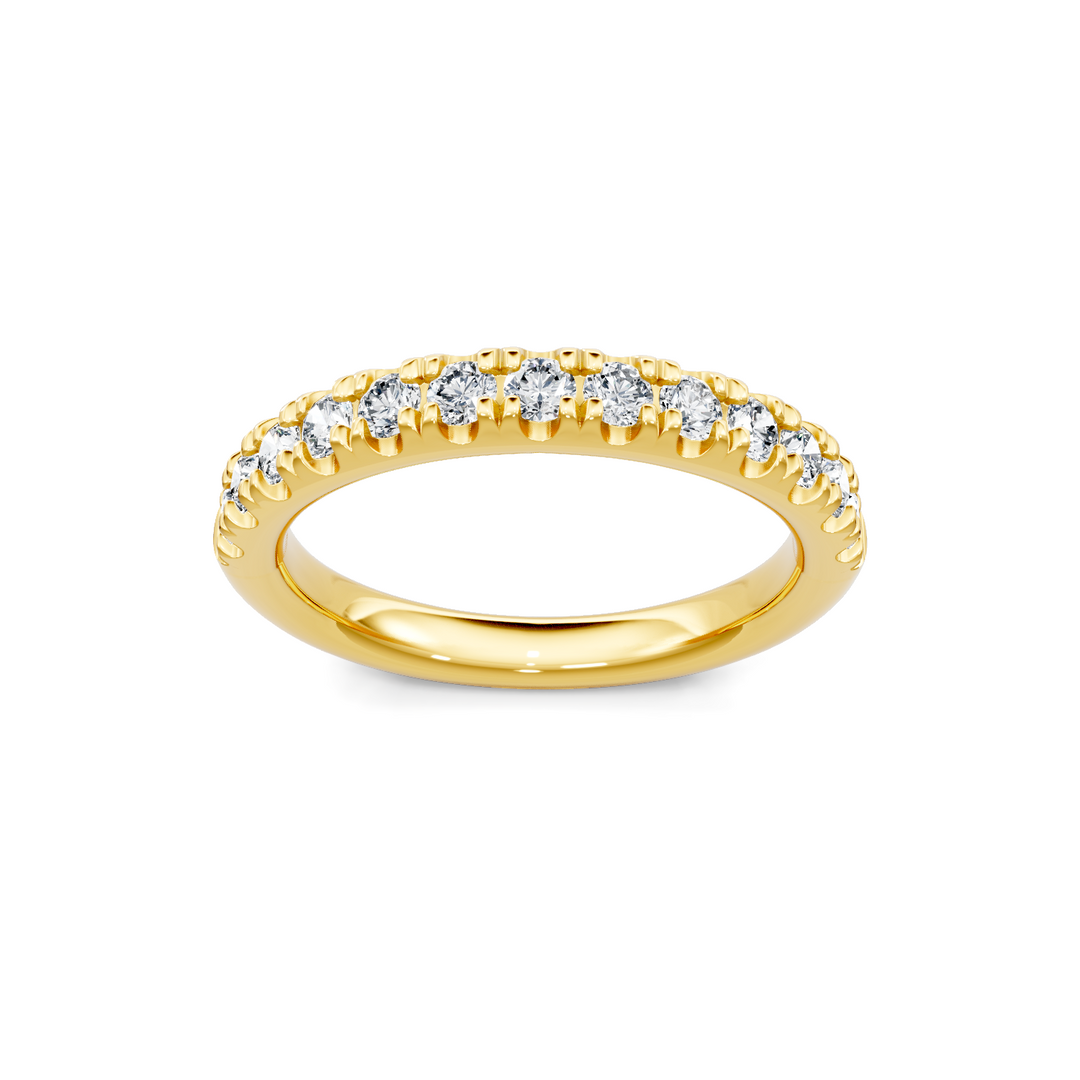 Round Diamond Pave Band