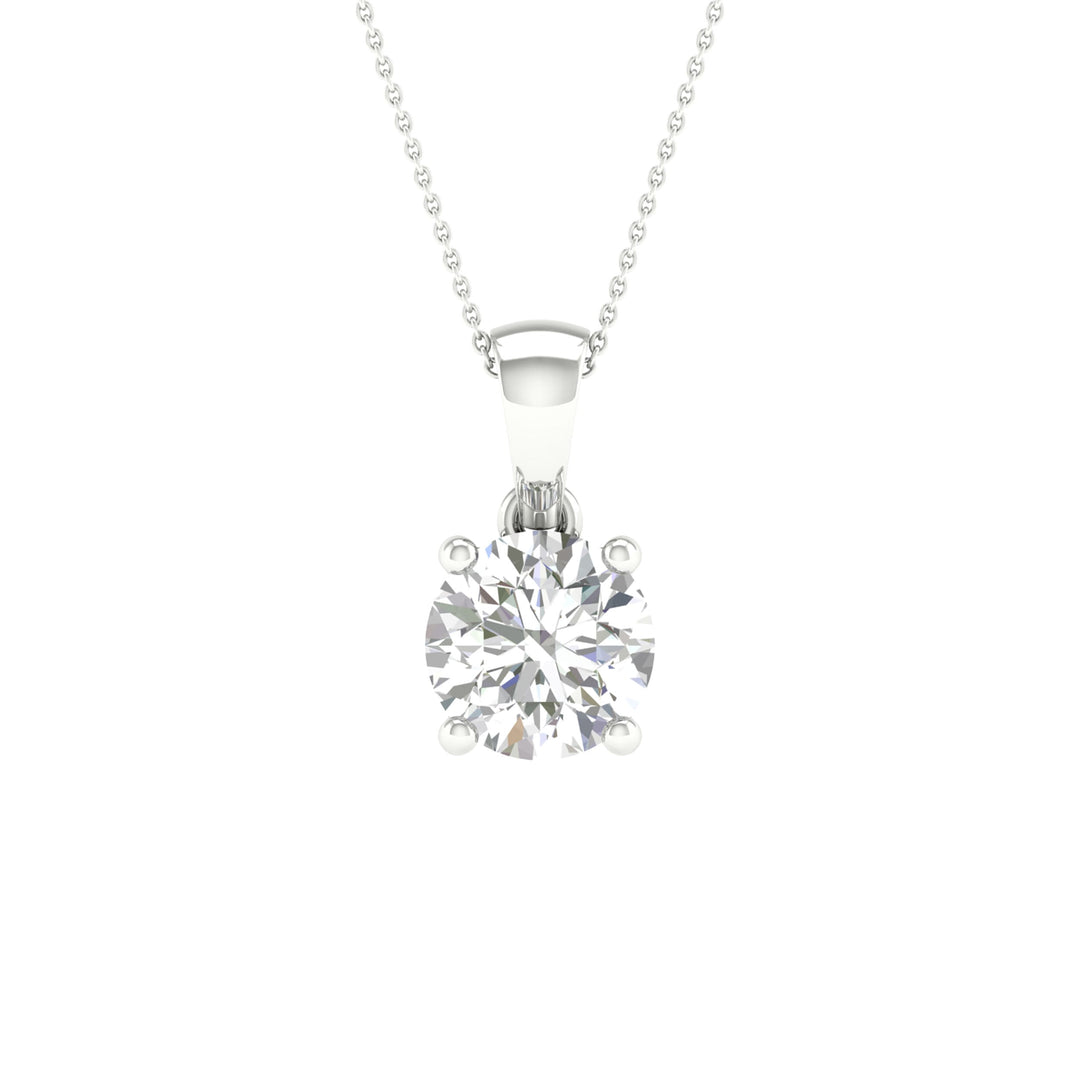 10K 0.50CT Certified Lab Grown Diamond Pendant