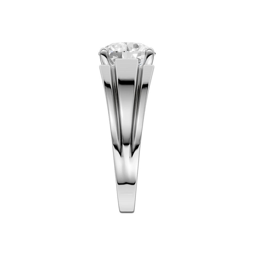 14K 3.00CT  Certified Lab Grown Diamond Mens Ring