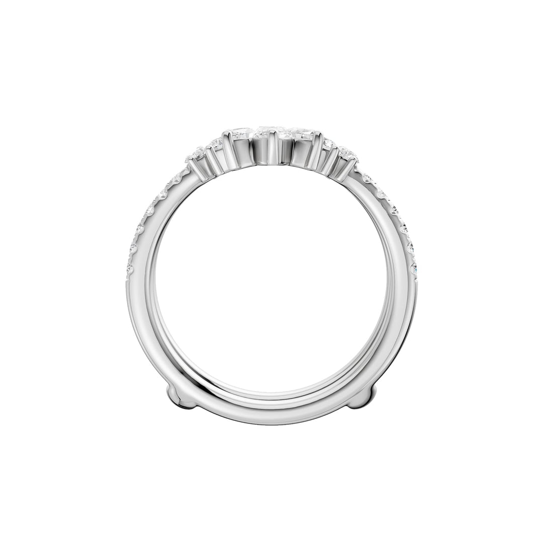 14K 1.00CT Certified Lab Grown Diamond Ring Guard