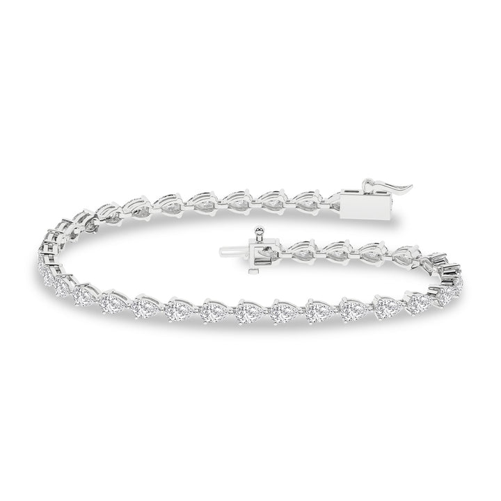 14K 5.00CT Certified Lab Grown Diamond Bracelet