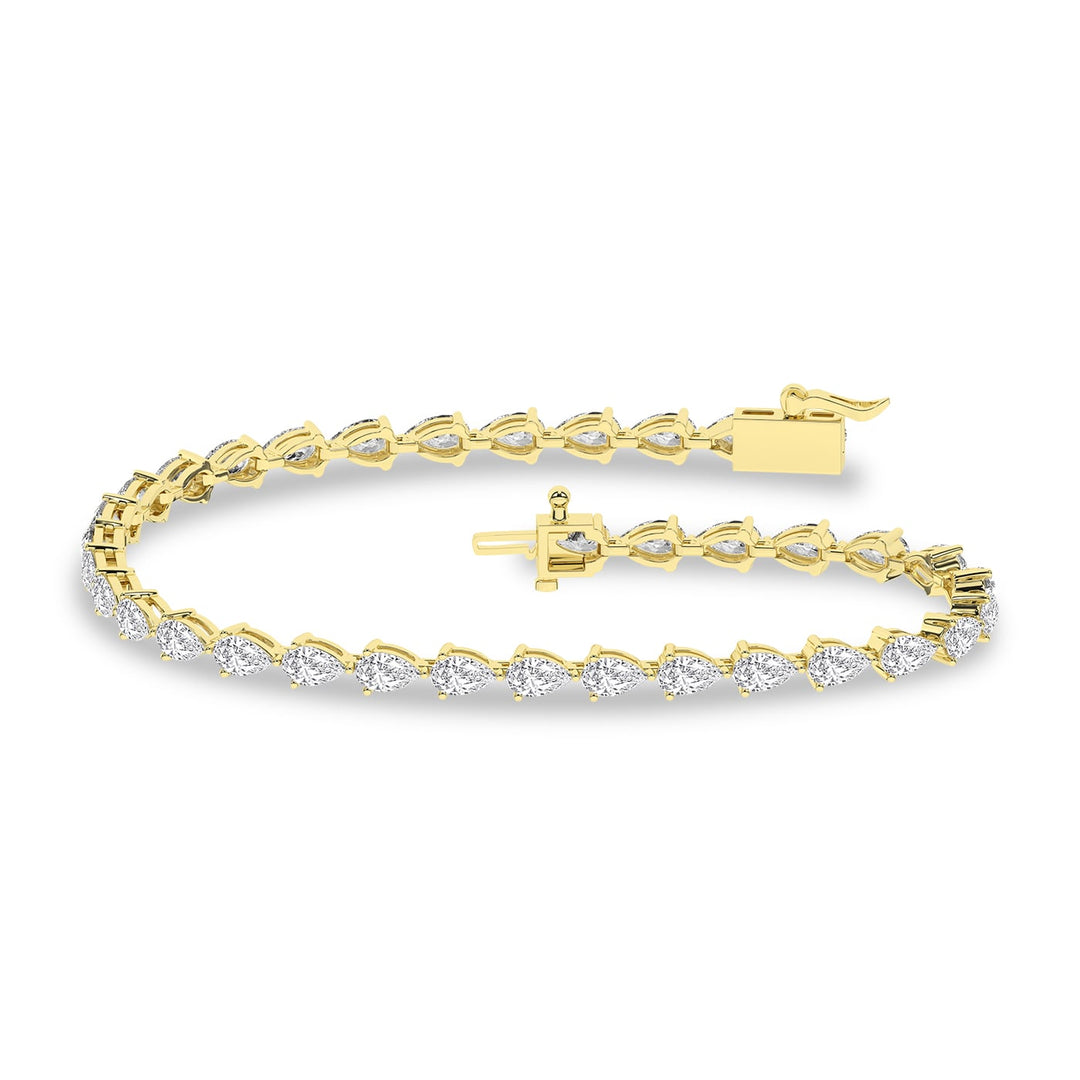 14K 5.00CT Certified Lab Grown Diamond Bracelet