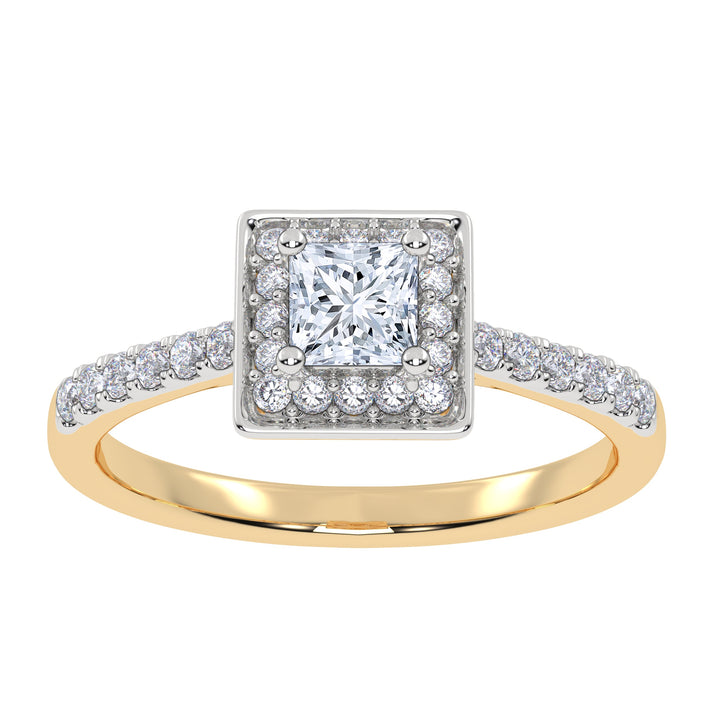 10K 0.52CT  Lab Grown Promise Ring
