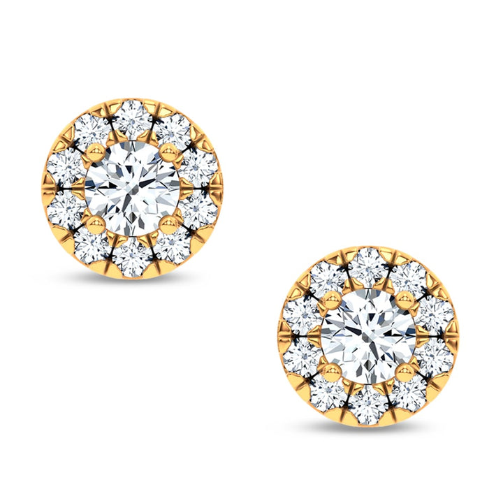 14K 0.50CT Certified Lab Grown Earrings